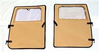 HM-593TAN | 2540-01-329-8072 Tan 2 Man Crew Soft Vinyl Door and Top Kit for HMMWV NOS (5).JPG