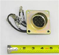 TR-208 | 2590-00-930-5663 12 Pin Trailer Receptacle with Mounting Plate for some military trailers NOS (3).JPG