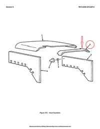 9M-811 | 5640-01-319-2376 Top Rear Thermal Hood Insulation for M939 (2).jpg