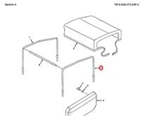 5T-1013 | 5T-1013  Front Wrecker Operator Station Soft Top Support Bow (6).jpg