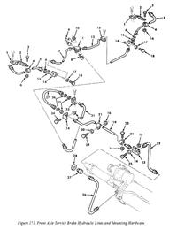 5T-1115 | 5T-1115 5 Ton Front Axle Service Brake Hydraulic Line (3).JPG