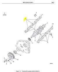 5T-2091 | 5T-2091 Crankshaft Main Bearing Half Set Sleeve Kit Cummins 250 Engine M809 M939A1 Dia  (2).JPG