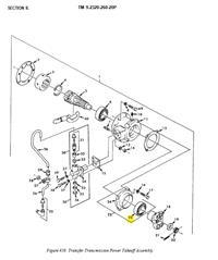 5T-2101 | 5T-2101 Transfer Transmission PTO Assembly Front Plain Seal M809  DIA (1).JPG