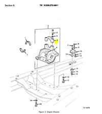 5T-2108 | 5T-2108 Trunnion Cap NHC 250 Engine Top Mounting Bracket M809 M939A1 Dia 1.JPG