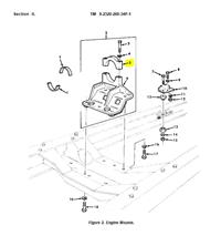 5T-2108 | 5T-2108 Trunnion Cap NHC 250 Engine Top Mounting Bracket M809 M939A1 M809 Dia 1.JPG