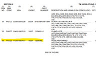 5T-2236 | 5T-2236 Hose Preformed Diameter 5 in. M809 M939 M939A1 diagram 2.png