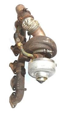 5T-2360 | 5T-2360  Exhaust Manifold with Turbocharger Mack Truck 673 M54A1 (6).JPG