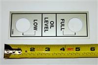 DT-427 | 9905-01-087-3581 Hydraulic Tank Fluid Level Indicator Plate for M916 and M920 NOS (3).JPG