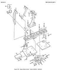 9M-1014 | 9M-1014  Spare Wheel Carrier Retainer Nut M939.JPG