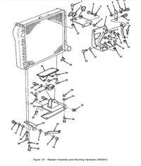 9M-1040 | 9M-1040 Radiator Top Mounting Bracket M939A2.JPG