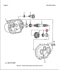 9M-1075 | 9M-1075 Transfer Case Output Shaft Roller Bearing Cup Race.png