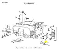 9M-1823 | 9M-1823 Left Driver Side Radiator Shield and Plate Assembly M939 DIa 2 (2).JPG