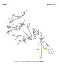 9M-1855 | 9M-1855 Push Pull Allison Transmission Modulator Cable Assembly M939A2 (10).JPG