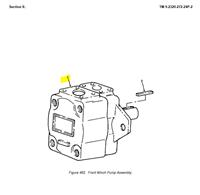 9M-1859 | 9M-1859 Front Winch Rotary Hydraulic Pump Motor M939A1 M939A2 Dia 1.JPG