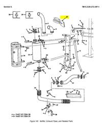 9M-1868 | 9M-1868 Exhaust Pipe Rain Cap M939A1 M939A2 Dia (1).JPG