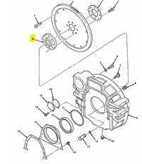 9M-1931 | 9M-1931 Flywheel Spacer with Bolts Cummins 8.3L 6CTA Turbo Diesel Engine M939A2  (2).png