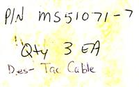 9M-1962 | 9M-1962  Tachometer Drive Shaft Cable M939A2 (4).JPG