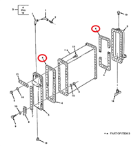 9M-2045 | 9M-2045 Radiator Fluid Tank Gasket (1).png