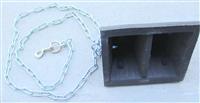 ALL-5413 | ALL-5413 Rubber Wheel Chock with 8 FT Chain (10).JPG