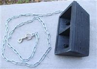 ALL-5413 | ALL-5413 Rubber Wheel Chock with 8 FT Chain (12).JPG