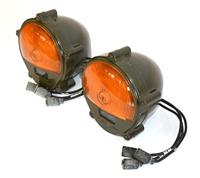 ALL-7487 | ALL-7487  Front Turn Signal Marker Light 24 Volt Amber Color Orange Parking Light Kit (3).JPG