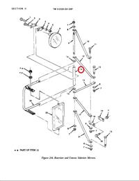 COM-3227 | COM-3227 West Coast Mirror Post For Threaded Rod .jpg