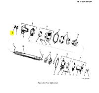 COM-5726 | COM-5726 Front and Rear Differential Hexagon Pinion Nut PTO M35A1 M35A2 M35A3  Dia B1 (1).JPG