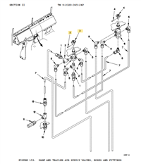 COM-5895 | COM-5895 Knob Parking Brake Valve Yellow FMTV LMTV M1070 (1).png