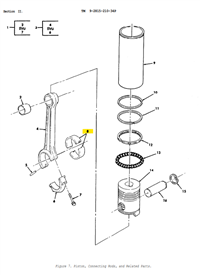 COM-6200 | COM-6200  Bearing Half Standard Half Set Engine Connecting Rod Multifuel LDT-465 LDS-465 Diesel Engine M35A2 M54A2 (2).png
