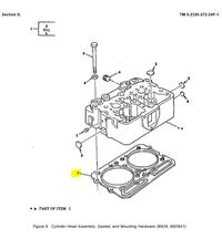 9M-1822 | Cylinder Head Section Gasket Dia1.JPG