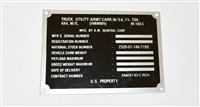 DT-152 | DT-152 Data Plate Tag M1043 HMMWV (2).JPG