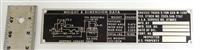DT-204 | DT-204 M-139D Chassis Truck Weight and Dimension Data Tag NOS (3).JPG