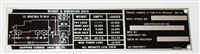 DT-239 | DT-239 Data Plate Tag M923A1 Data Plate (2).JPG