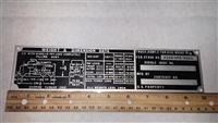 DT-257 | DT-257 M51A2 Dump Truck Weight and Dimension Data Tag NOS (2).jpg
