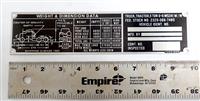 DT-435 | DT-435  M52A1Tractor Truck Weight and Dimension Data Tag NOS (2).JPG