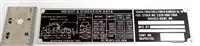 DT-435 | DT-435  M52A1Tractor Truck Weight and Dimension Data Tag NOS (3).JPG