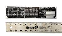 DT-436 | DT-436 M543 5 Ton Wrecker Truck Weight and Distribution Data Tag (2) (Large).JPG