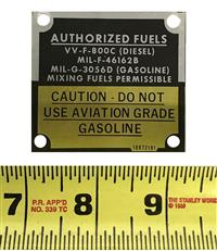 DT-460 | DT-460  Authorized Fuels Caution Data Tag (4).jpg