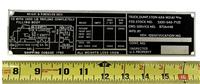 DT-462 | DT-462  M51A1 Dump truck Weight and Dimension Data Tag (4).jpg