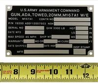 DT-468 | DT-468  Towed M167A1 Data Plate (4).jpg