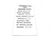 DT-489 | DT-489 Transmitter TWT Parameters Decal (2).jpg