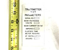 DT-489 | DT-489 Transmitter TWT Parameters Decal (5).jpg