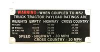 DT-491 | DT-491 Semi Truck Trailer Payload Data Plate (1).jpg