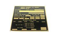 DT-504 | DT-504 M113A1 Personnel Carrier Data Plate (2).jpg