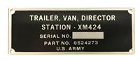 DT-513 | DT-513 Trailer Van Director Station Identification Plate (1).jpg