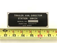 DT-513 | DT-513 Trailer Van Director Station Identification Plate (2).jpg