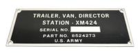 DT-513 | DT-513 Trailer Van Director Station Identification Plate (3).jpg