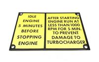 DT-514 | DT-514 Turbo Charger Warning Data Plate (1).jpg