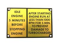 DT-514 | DT-514 Turbo Charger Warning Data Plate (4).jpg