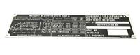 DT-522 | DT-522 M54A1C Cargo Truck Weight and Dimension Data Plate (3).jpg